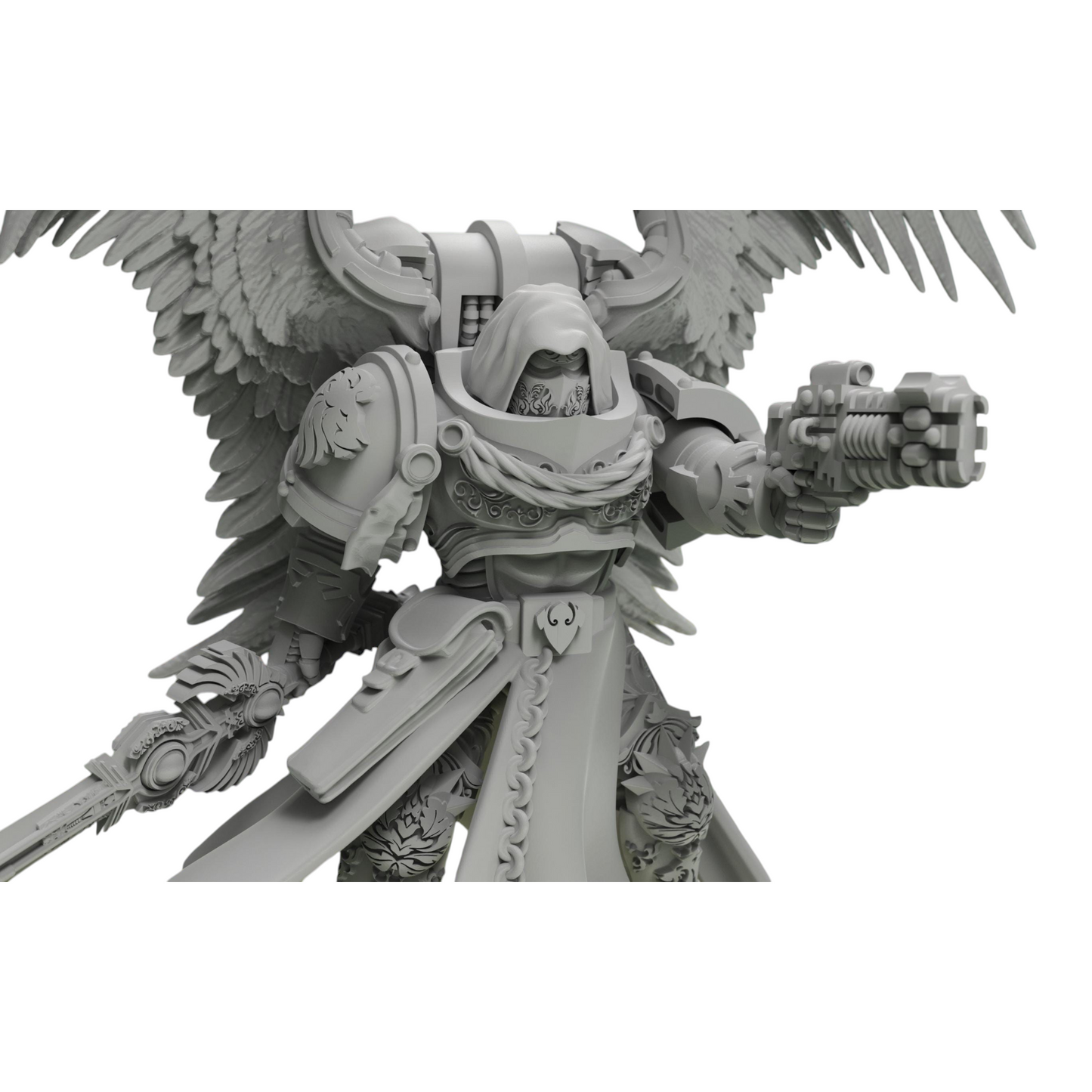 Angelic Veterans - Atlan Forge - Tabletop Wargaming Miniature Sci-Fi Proxy Modular