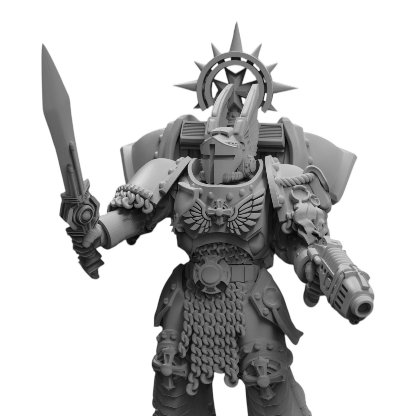 Templar Knight Warhawks - Atlan Forge - Tabletop Wargaming Miniature Sci-Fi Proxy Modular