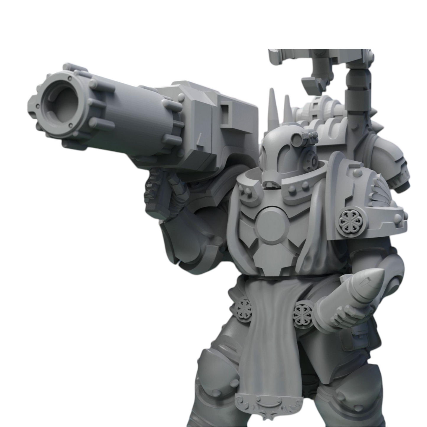 Templar Knight Angelic Retributors - Atlan Forge - Tabletop Wargaming Miniature Sci-Fi Proxy Modular