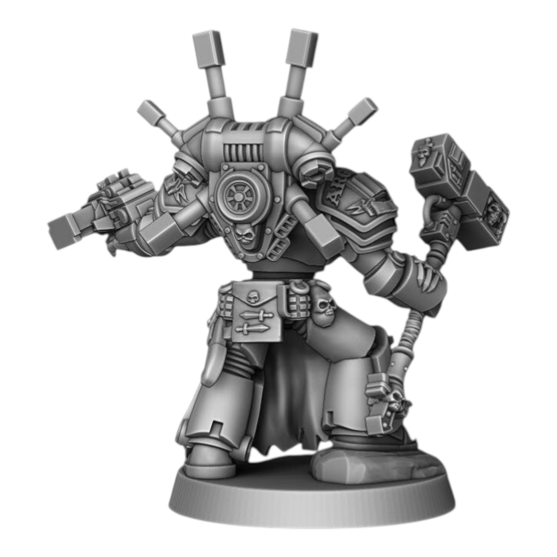Silver Wardens - Force Soldiers - DMG Minis - Tabletop Wargaming Miniature Sci-Fi/Daemon/Proxy