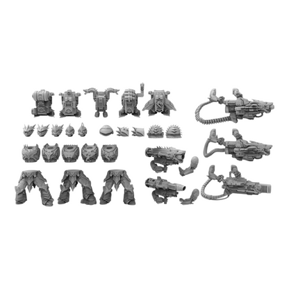 Dragon Knights Incinerators - Atlan Forge - Tabletop Wargaming Miniature Sci-Fi Chaos Daemon Proxy Modular