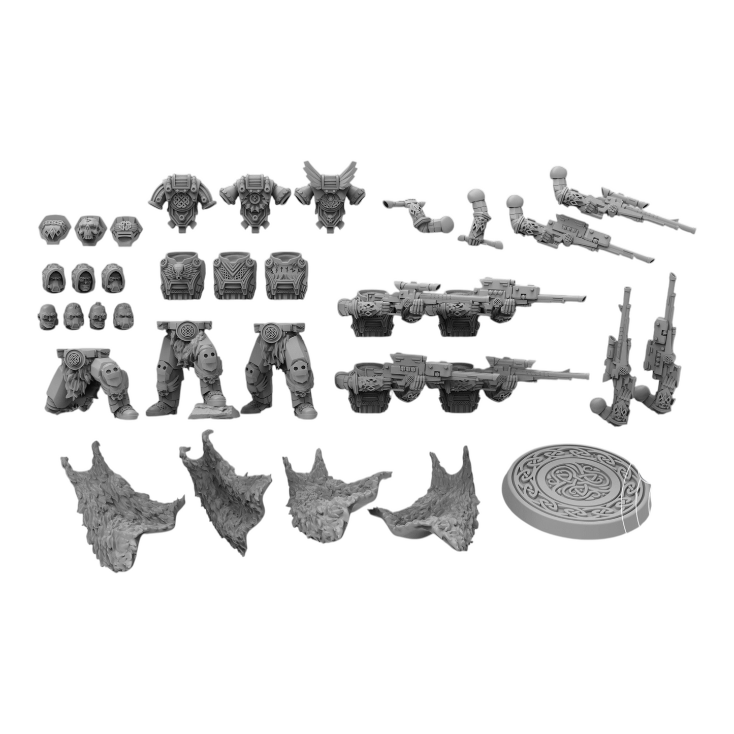 Asgardian Snipers - Atlan Forge - Tabletop Wargaming Miniature Sci-Fi Proxy Modular