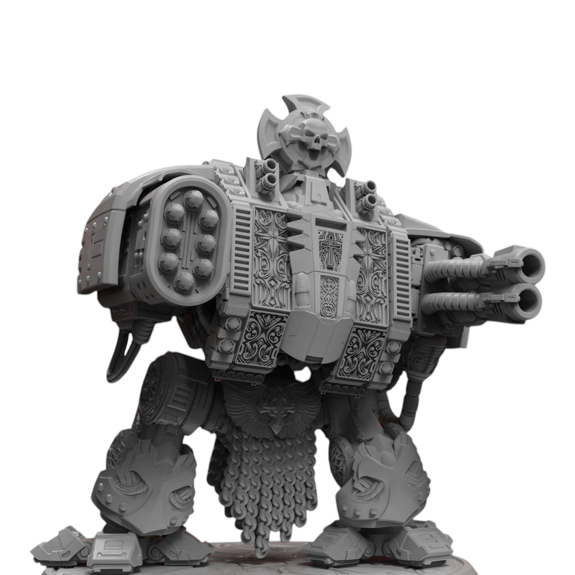 Templar Crusader Dreadnought - Atlan Forge - Tabletop Wargaming Miniature Sci-Fi/Proxy/Modular