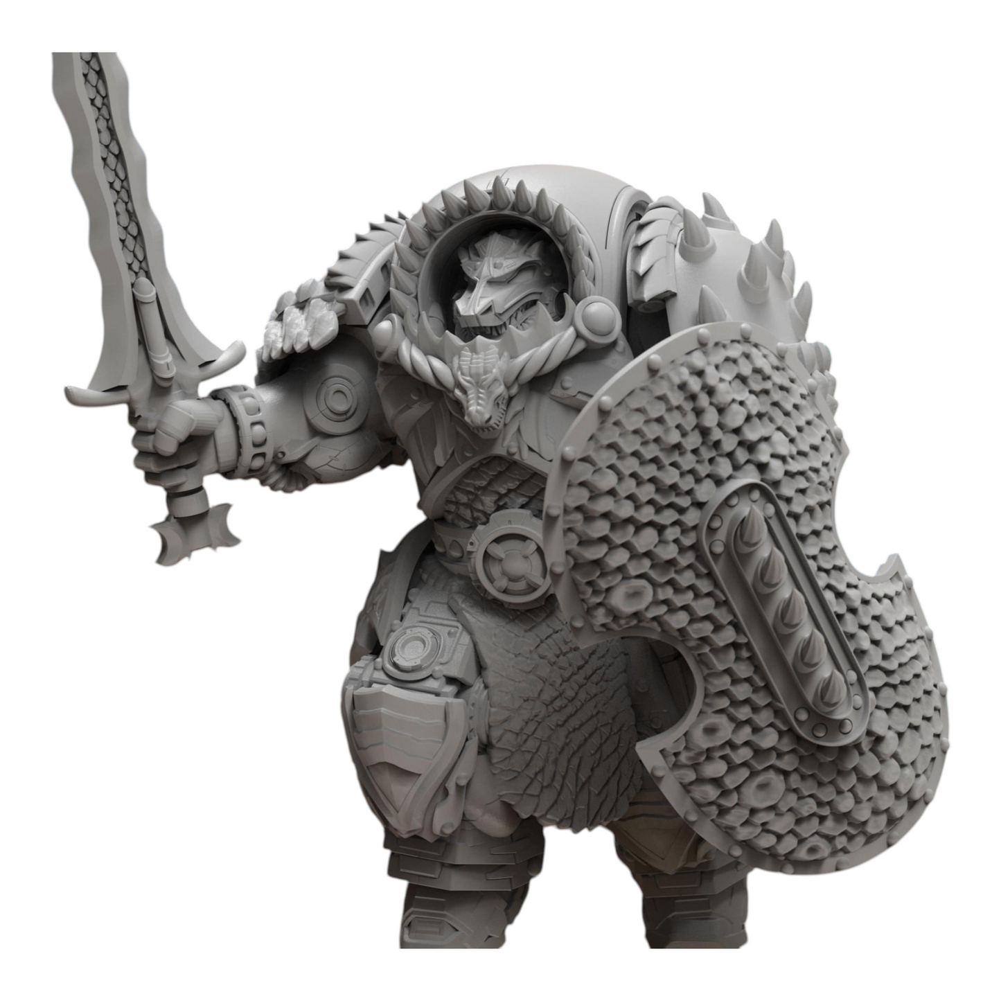 Dragon Knights Assault Infernos - Atlan Forge - Tabletop Wargaming Miniature Sci-Fi Chaos Daemon Proxy Modular