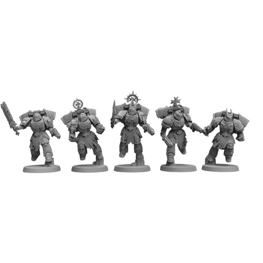 Templar Knight Warhawks - Atlan Forge - Tabletop Wargaming Miniature Sci-Fi Proxy Modular