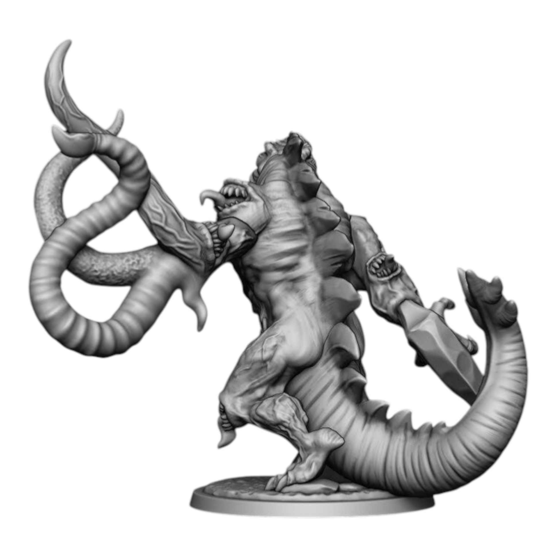 1K Hijos - Cipactli Chaotic Spawnbeast - DMG Minis - Tabletop Wargaming Miniature Sci-Fi/Fantasy/Chaos/Daemon/Proxy