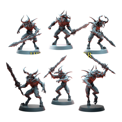 NEW! Hell Messengers - Proxies / Daemons / Blood - by TalesKeeper - Tabletop Wargaming Miniature Sci-Fi Fantasy Daemon Proxy 32mm
