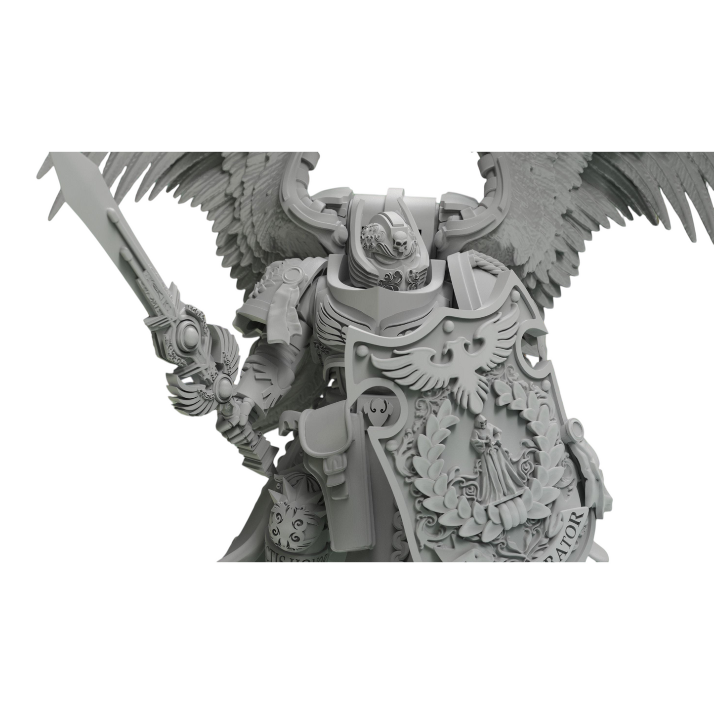 Angelic Veterans - Atlan Forge - Tabletop Wargaming Miniature Sci-Fi Proxy Modular