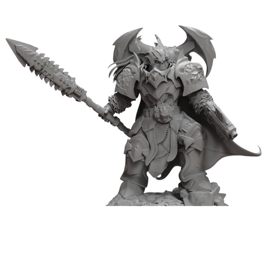 Nekramoroi Captain - Vampire Knights - Atlan Forge - Tabletop Wargaming Miniature Sci-Fi/Chaos/Daemon/Proxy/Modular