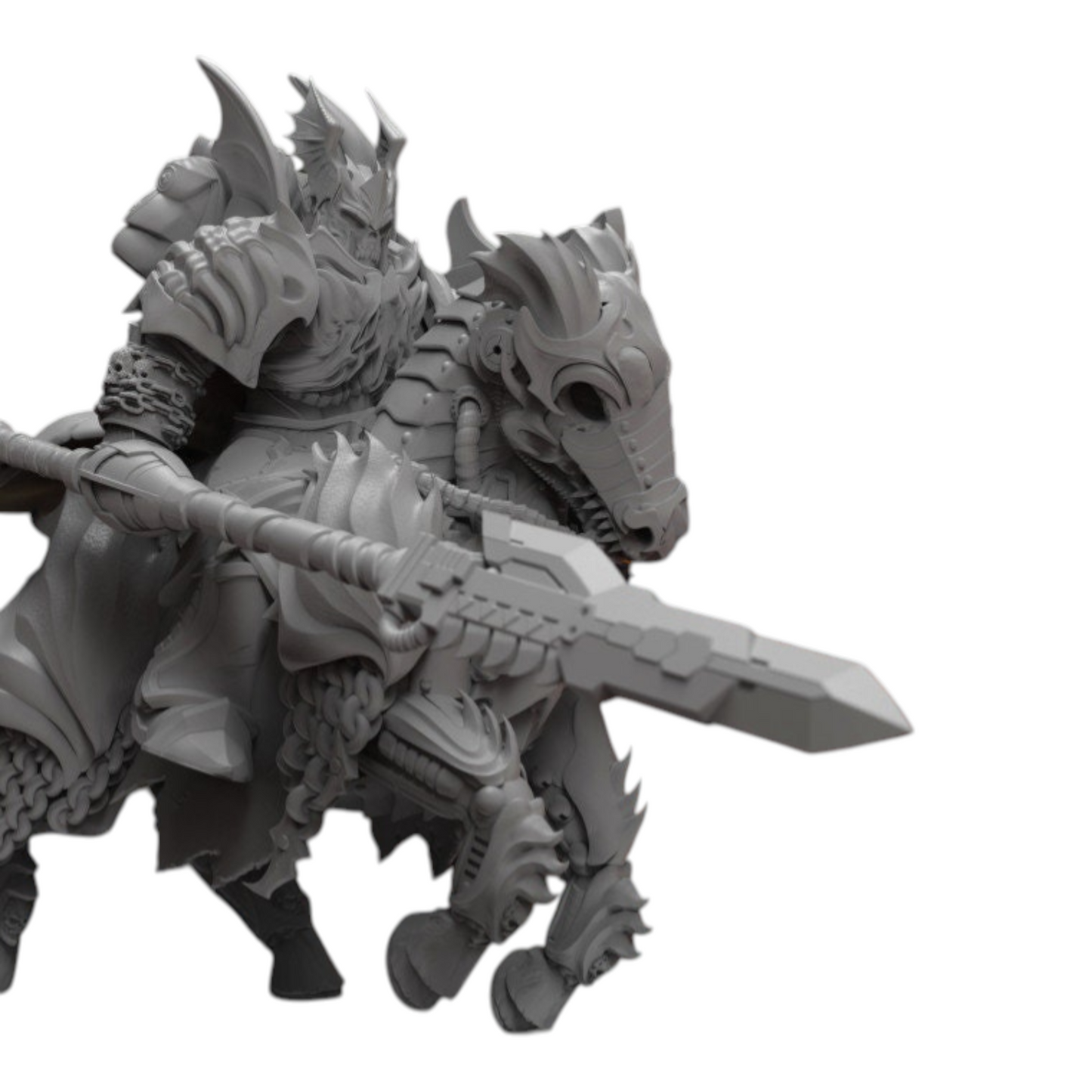 Nekramoroi Cavalry - Vampire Knights - Atlan Forge - Tabletop Wargaming Miniature Sci-Fi/Chaos/Daemon/Proxy