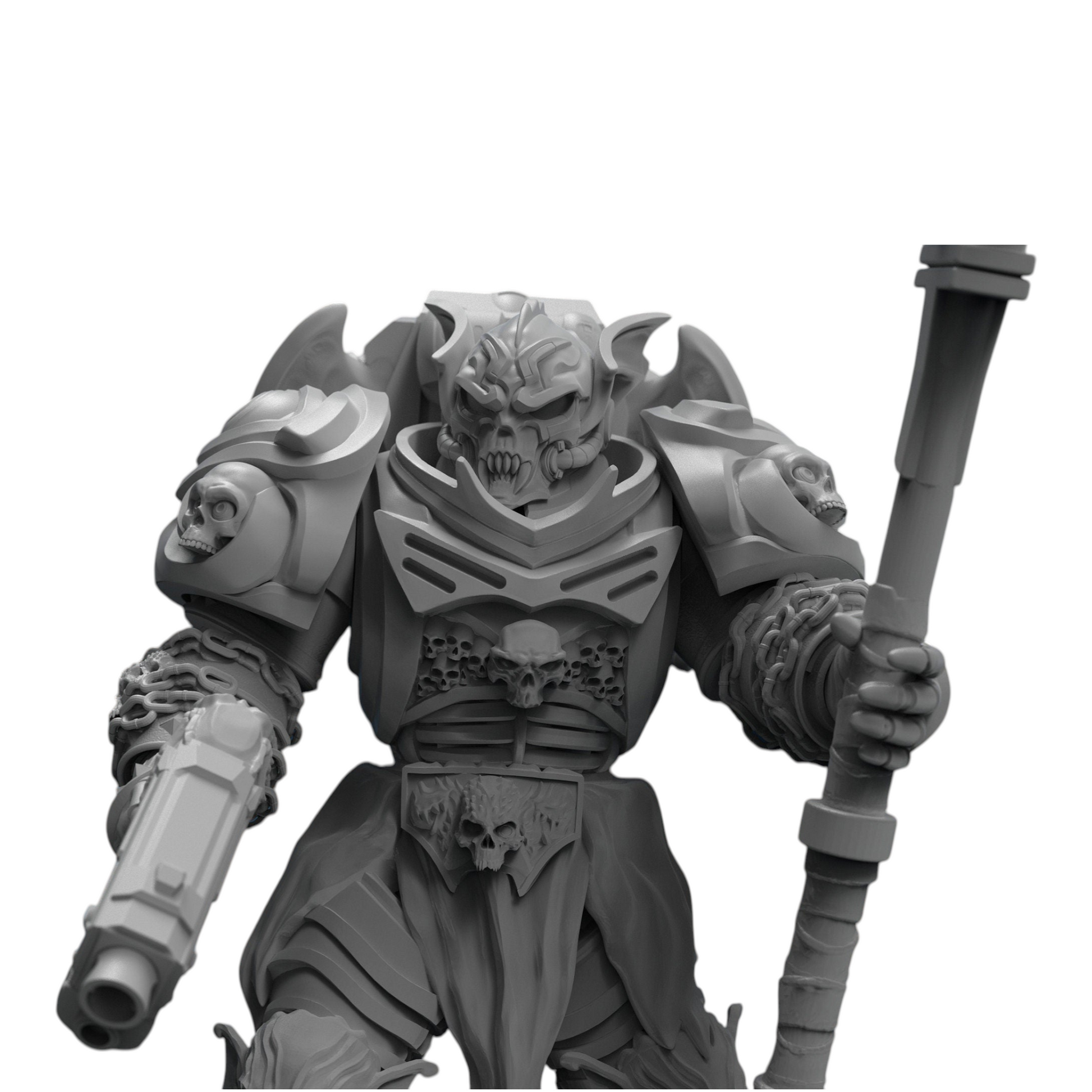 Nekramoroi Exsanguinators - Vampire Knights - Atlan Forge - Tabletop Wargaming Miniature Sci-Fi/Chaos/Daemon/Proxy/Modular