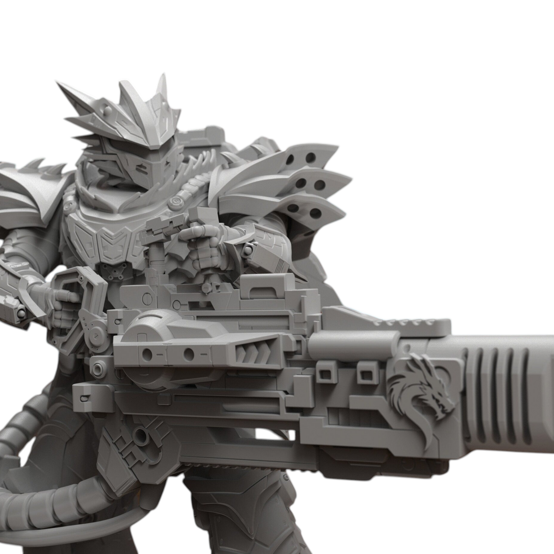 Dragon Knights Incinerators - Atlan Forge - Tabletop Wargaming Miniature Sci-Fi Chaos Daemon Proxy Modular