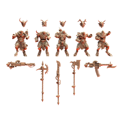 Beastmen Cultists - by TalesKeeper - Tabletop Wargaming Miniature Sci-Fi Chaos Fantasy Daemon Proxy