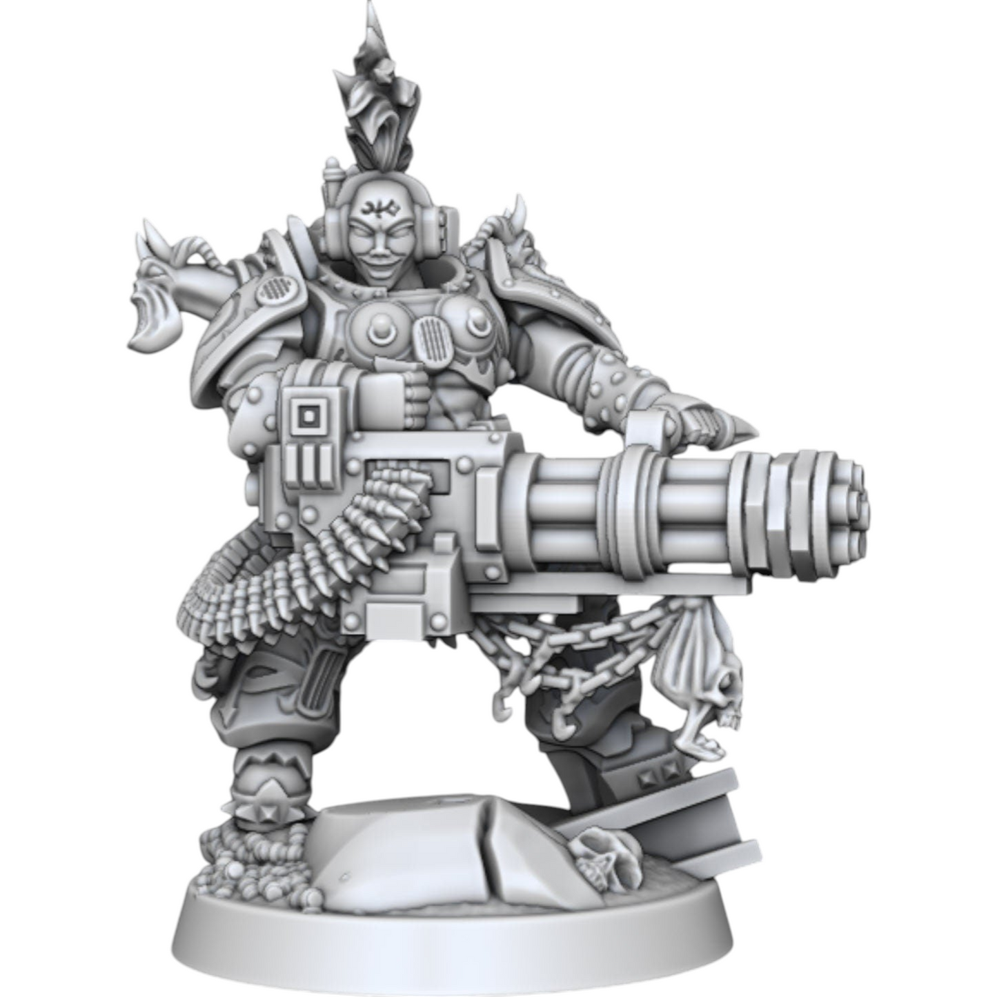 Cult of Excess - Big Gun Soldiers - DMG Minis - Tabletop Wargaming Miniature Sci-Fi/Fantasy/Chaos/Daemon/Proxy