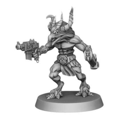 1K Hijos - Quetzl-gors - DMG Minis - Tabletop Wargaming Miniature Sci-Fi/Fantasy/Chaos/Daemon/Proxy
