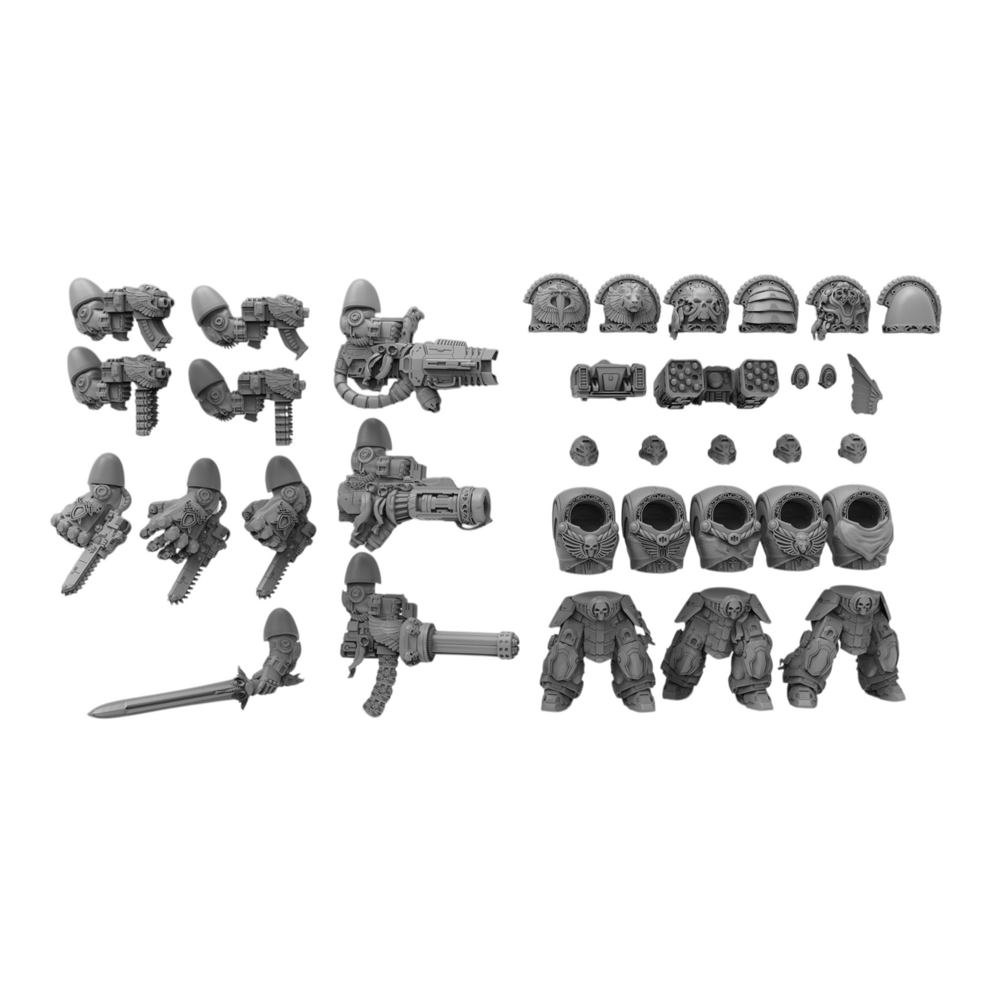 Angelic Dominators - Atlan Forge - Tabletop Wargaming Miniature Sci-Fi/Proxy/Modular