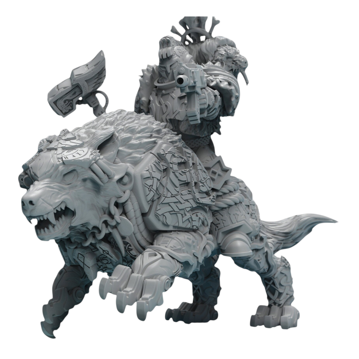 Asgardian Wolf Riders - Atlan Forge - Tabletop Wargaming Miniature Sci-Fi Proxy Modular