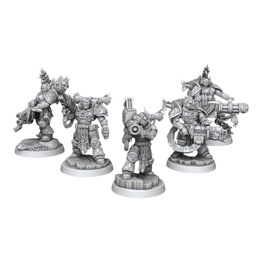 Cult of Excess - Big Gun Soldiers - DMG Minis - Tabletop Wargaming Miniature Sci-Fi/Fantasy/Chaos/Daemon/Proxy
