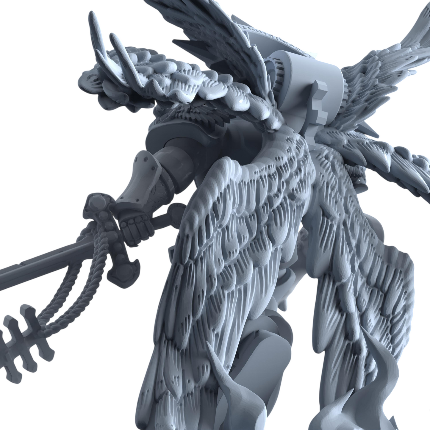 Sangreal The Seraphim Guard | Printerra Studios | Tabletop Wargaming Miniature Grim Dark Sci-Fi Proxy