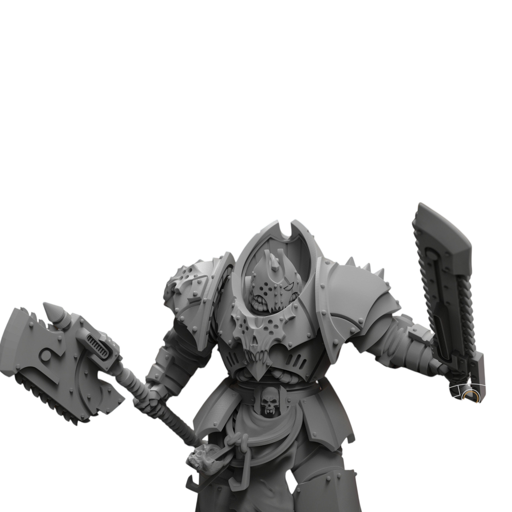 Nekramoroi Uriasi Heavy Armor - Vampire Knights - Atlan Forge - Tabletop Wargaming Miniature Sci-Fi Chaos Daemon Proxy Modular