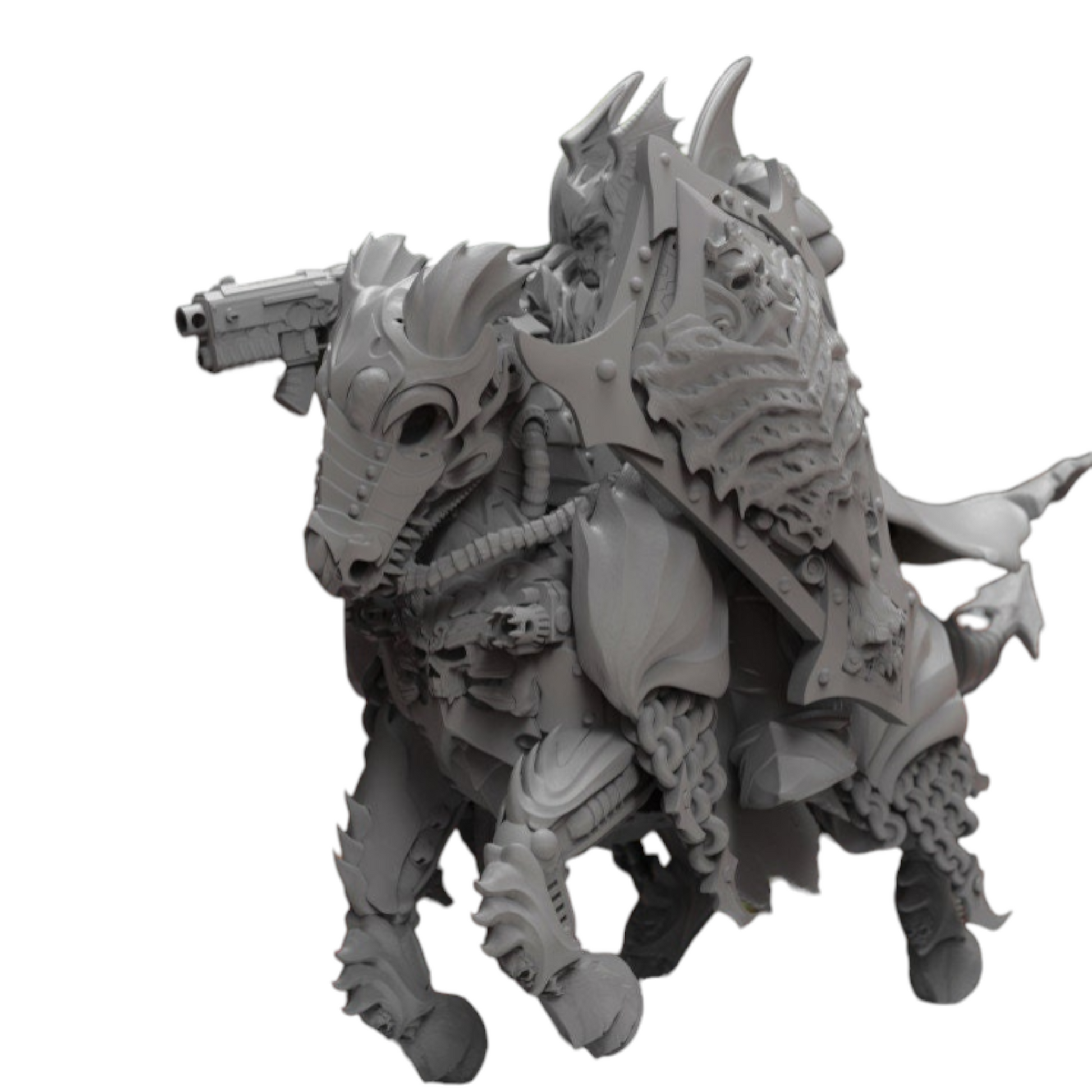 Nekramoroi Cavalry - Vampire Knights - Atlan Forge - Tabletop Wargaming Miniature Sci-Fi/Chaos/Daemon/Proxy