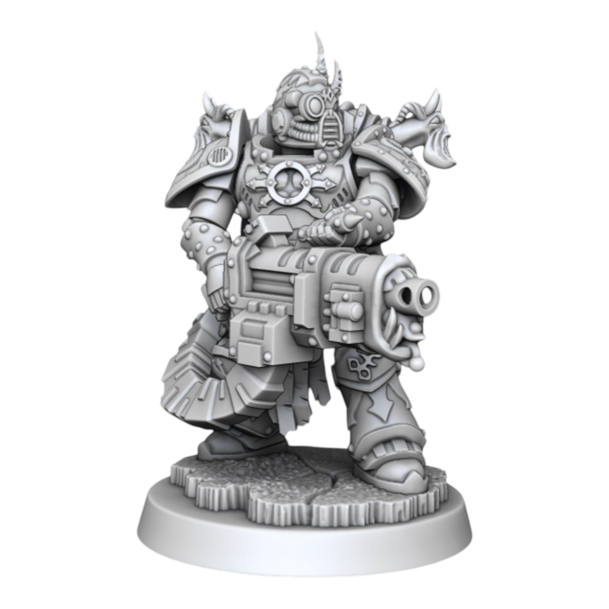 Cult of Excess - Big Gun Soldiers - DMG Minis - Tabletop Wargaming Miniature Sci-Fi/Fantasy/Chaos/Daemon/Proxy
