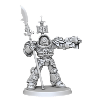 Silver Wardens - Heavy Soldier Squad - DMG Minis - Tabletop Wargaming Miniature Sci-Fi/Fantasy/Daemon/Proxy