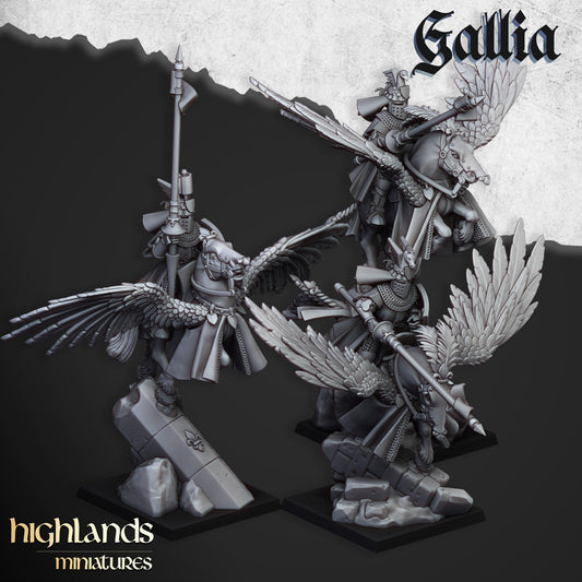 Gallia Knights on Pegasus | Gallia, The Medieval Kingdom
