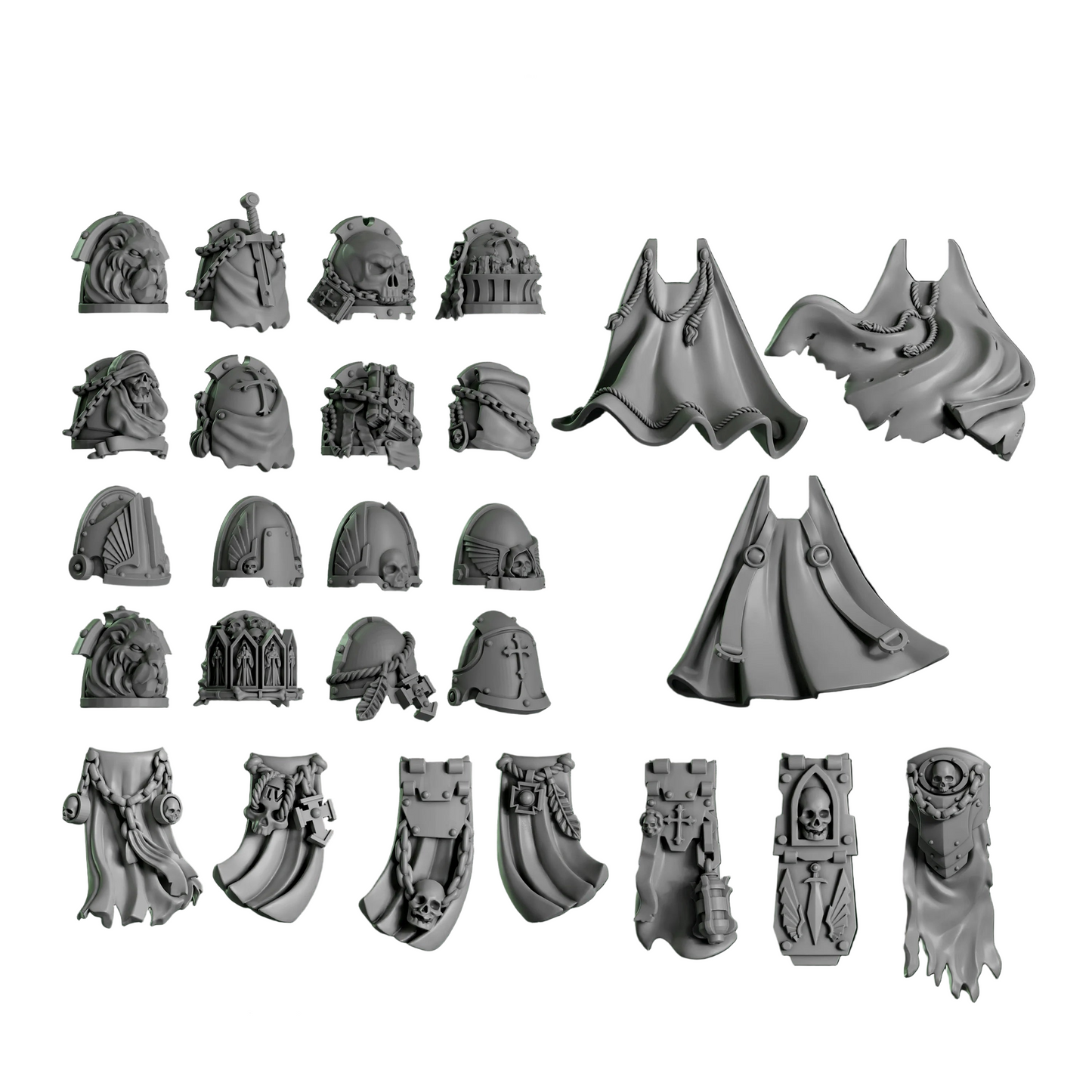 LP Shoulders, Capes and Loincloths