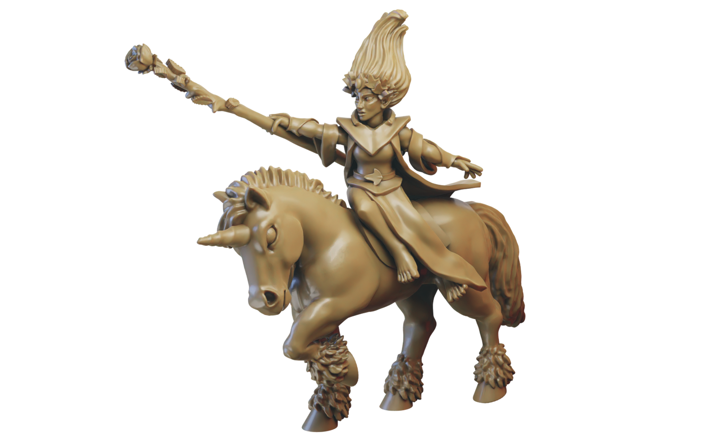 Mage on Horse | Wood Elves