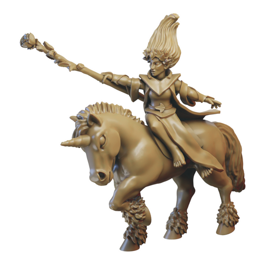 Mage on Horse | Wood Elves