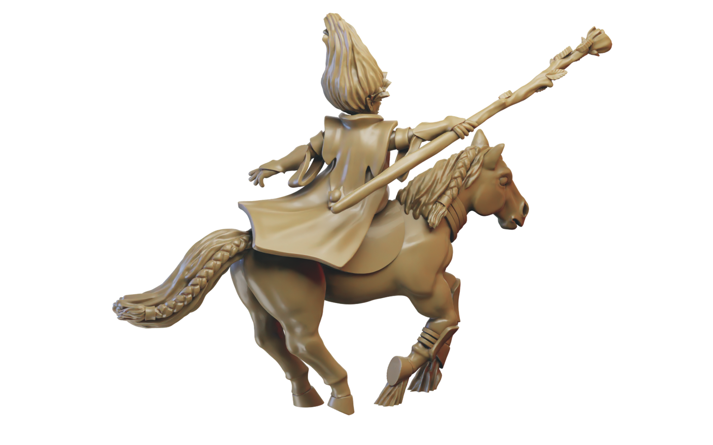 Mage on Horse | Wood Elves
