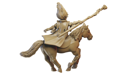 Mage on Horse | Wood Elves