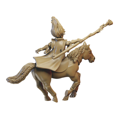 Mage on Horse | Wood Elves