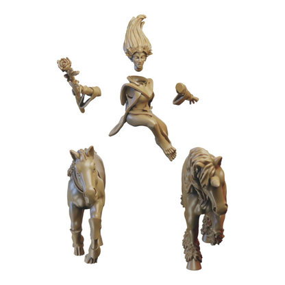 Mage on Horse | Wood Elves