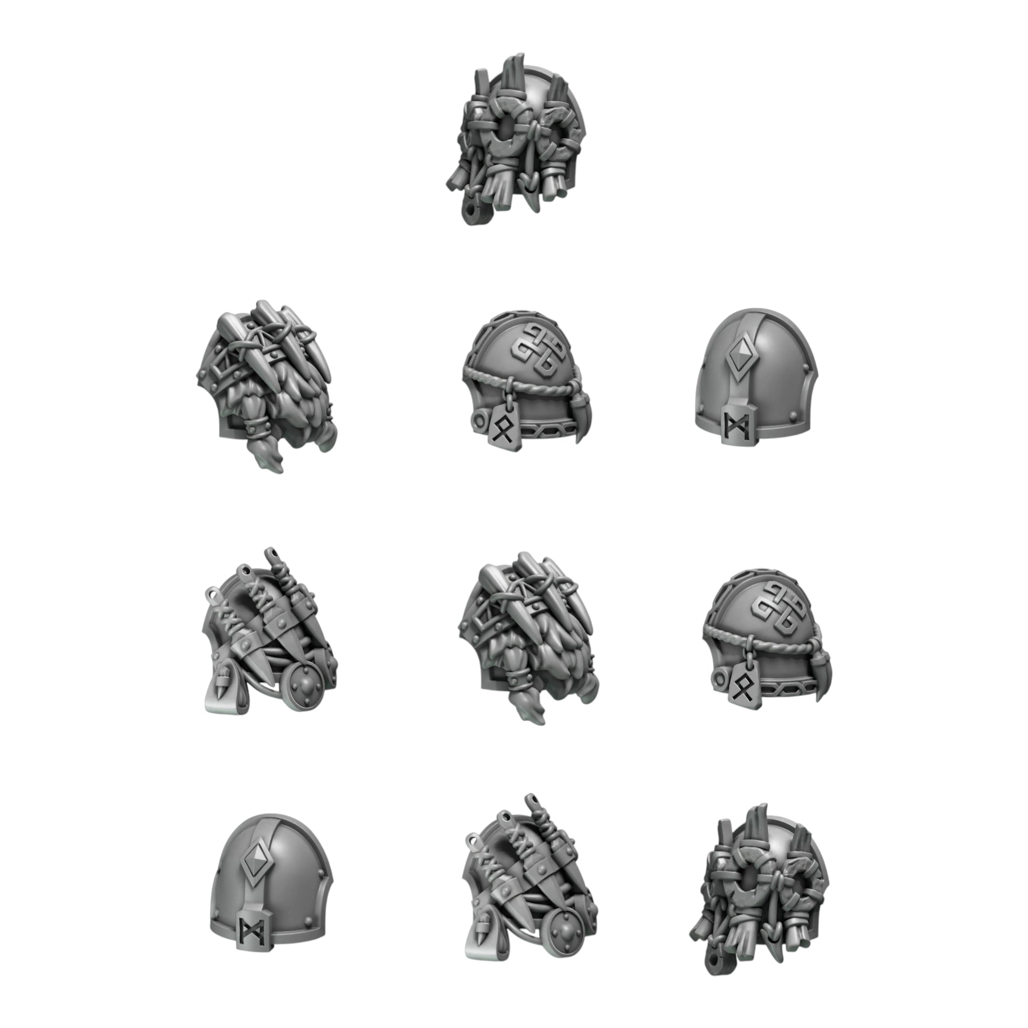 Space Wolves Bits (Compatible) | Primal Hounds Hunter Shoulderpads - CT ...