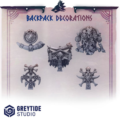Primal Hounds Backpack Decorations
