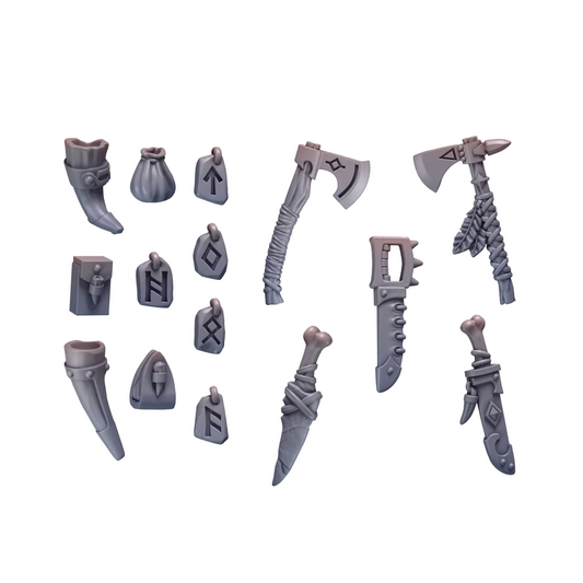 Primal Hounds Belt Weapons and Decorations