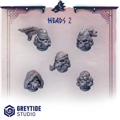 Primal Hounds Heads Set 2