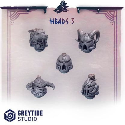 Primal Hounds Heads Set 3
