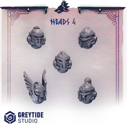 Primal Hounds Heads Set 4