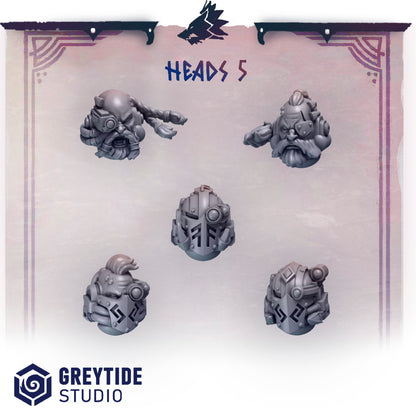 Primal Hounds Heads Set 5