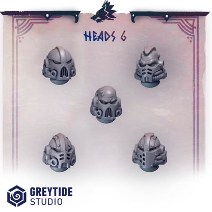 Primal Hounds Heads Set 6