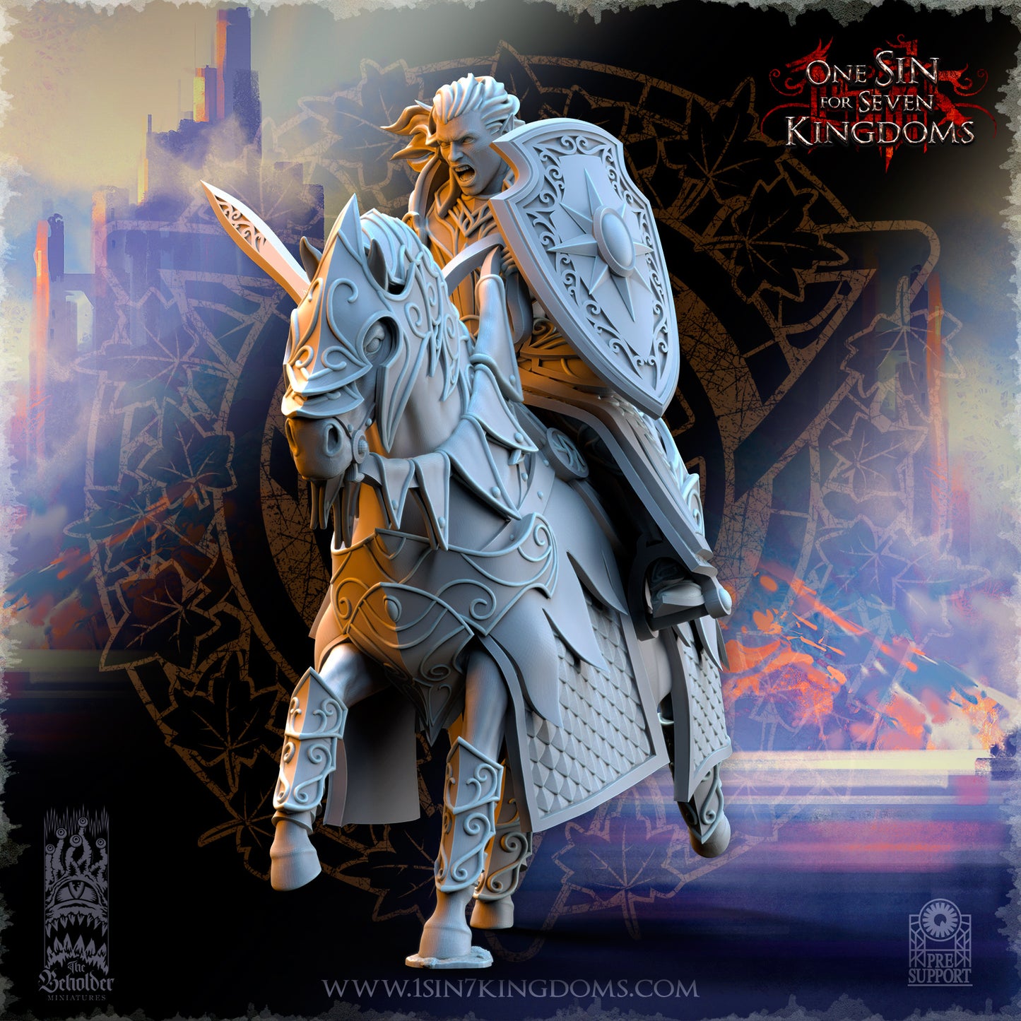 Commander Polomhir on Horse | Silvermoor Elves
