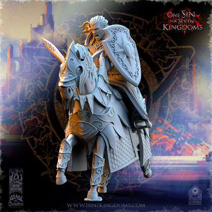 Commander Polomhir on Horse | Silvermoor Elves