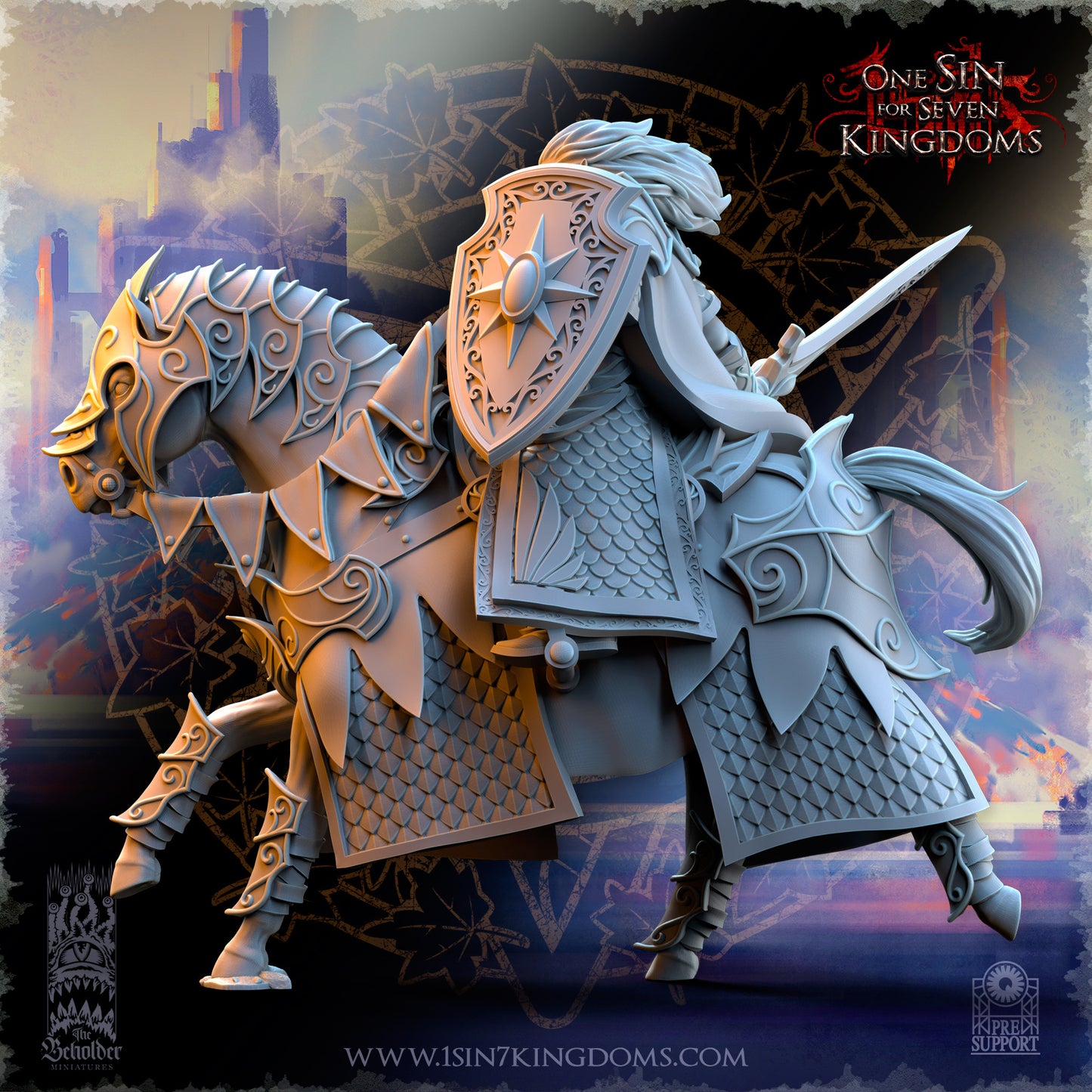 Commander Polomhir on Horse | Silvermoor Elves