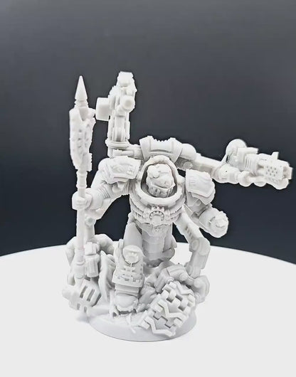 Silver Wardens - Tech Soldier - DMG Minis - Tabletop Wargaming Miniature Sci-Fi/Fantasy/Daemon/Proxy