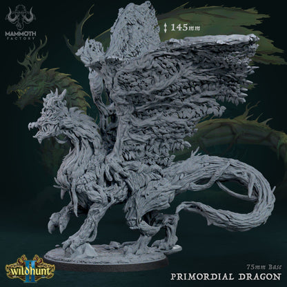 Primordial Dragon | Wild Hunt II | by Mammoth Factory | Dungeons and Dragons | Tabletop Games | Wargaming | Resin Miniature