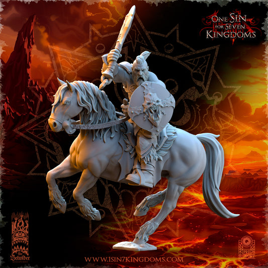 Barbarian Riders with Weapon and Shield | Realms of Mayhem