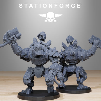 Orkaz Bots Infantry | Stationforge | Tabletop Wargaming Miniature Grim Dark Sci-Fi Proxy